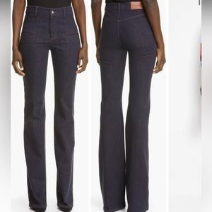 Altuzarra Serge Denim Flare Leg Pants